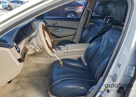 2015 Mercedes-Benz S 550 from USA, damaged, VIN WDDUG8CB8FA166171